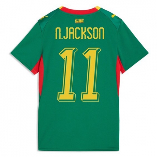 Billige Fotballdrakt Senegal Nicolas Jackson #11 Replika Bortedrakt Dame VM 2026 Kortermet Billige Fotballdrakt Senegal Nicolas Jackson #11 Replika Bortedrakt Dame VM 2026 Kortermet